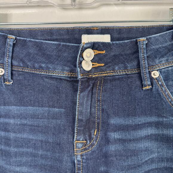 Hudson Beth Baby Boot Cut Jeans Dark Wash Mid Rise Size 32 Y2K Style Color MUDR - Picture 11 of 16